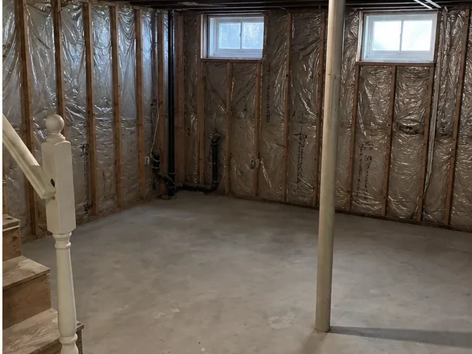 Basement Suite Strip-Out in Richmond Hill after demolition and cleanup