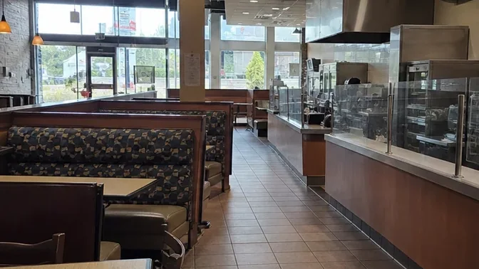 Restaurant Strip-Out in Richmond Hill before work began