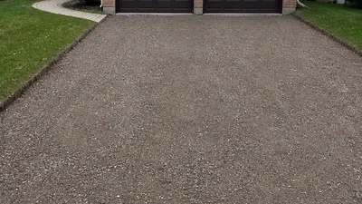 Concrete Driveway Removal in Richmond Hill after demolition and cleanup