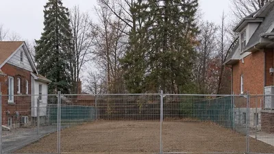Bungalow Demolition in North York after demolition and cleanup