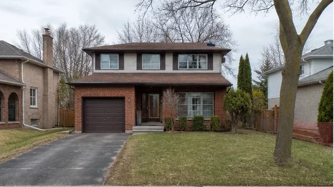 Two-Storey House Demolition in Vaughan before work began