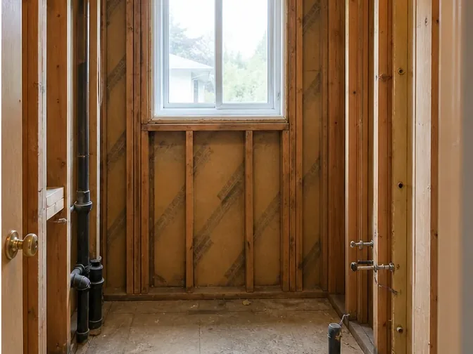 Bathroom Selective Demolition in Vaughan after demolition and cleanup