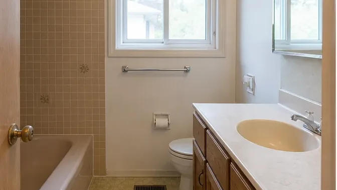 Bathroom Selective Demolition in Vaughan before work began