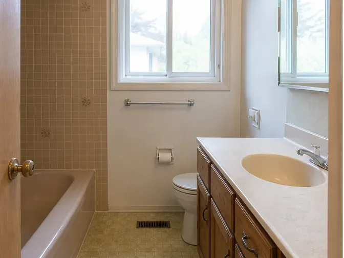 Bathroom Selective Demolition in Vaughan before work began