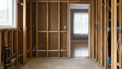 Bungalow Kitchen Gut-Out in Thornhill after demolition and cleanup