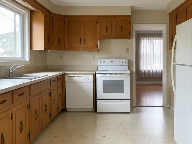 Bungalow Kitchen Gut-Out in Thornhill before work began