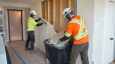 Interior Demolition crew at work